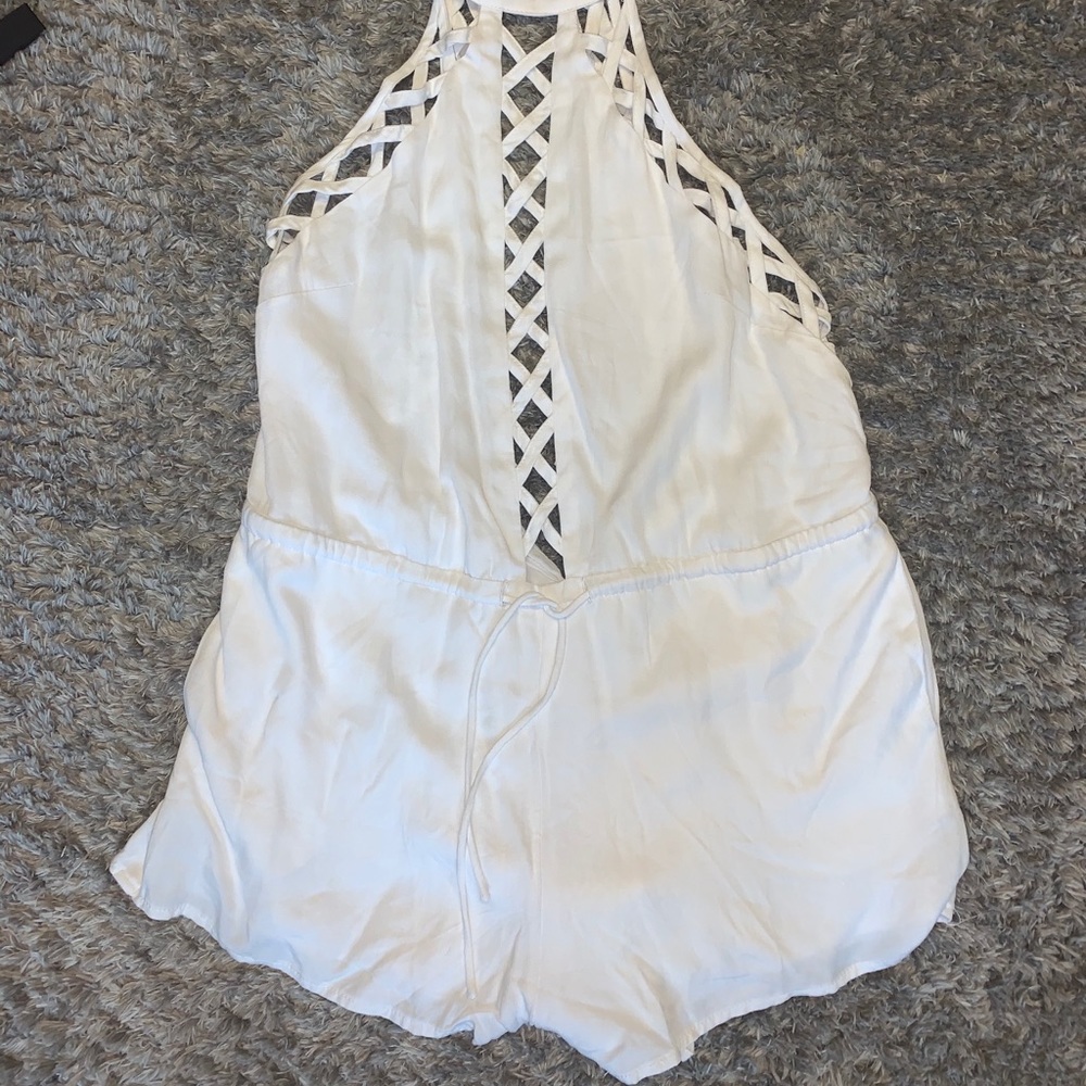 white millau romper